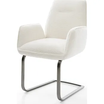 Jídelní židle DELIFE Jídelní židle Zoa-Flex bouclé měkký béžová jídelní židle plochá grafit taštičkové pružiny