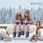 Protetika - zimní barefoot boty s membránou PRO-TEX BEKA purple - zateplené Veľkosť: 26