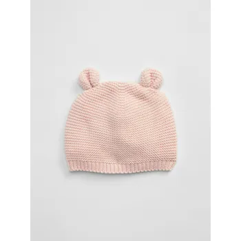 GAP Dívčí Baby čepice organic cotton GAP Růžová 12-18 měsíců (2951200)