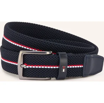 Módní doplněk Tommy Hilfiger Pánský Pletený Opasek Denton, tmavě modrá /...