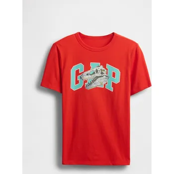 Chlapecké tričko GAP Chlapecké Dětské tričko s logem Gap Červená XXL (2948088)