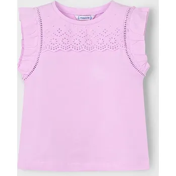 Chlapecké tričko Dětské bavlněné tričko Mayoral 3020.6L.Mini.PPYA růžová 30X, vel. 116