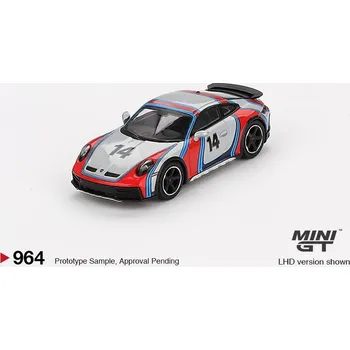 autíčko Porsche 911 Dakar "Rally 1978" - stříbrná - 1:64 - Mini GT