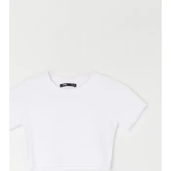 Dámské tričko Sinsay - Crop top z žebrovaného úpletu - bílá - 7876J-00X - 7876J-00X-XS