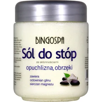 Kosmetika na nohy BingoSpa, Sůl na nohy se sklonem k otokům a edémům 550g