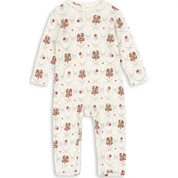 Kojenecký overall Dětský bavlněný overal Konges Sløjd MINNIE ONESIE GOTS KS103921 KS103921.9BYA béžová 01X, vel. 92