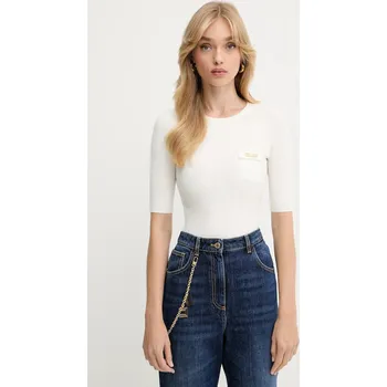 Pánský svetr Hedvábný svetr Elisabetta Franchi MK10B56E2 béžová 01X, vel. 40