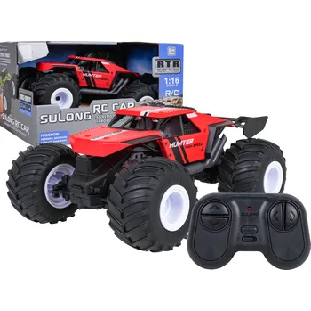 autíčko RKToys RC Crawler HUNTER 1:16 – červené auto na dálkové ovládání 4×4