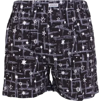 Trenýrky Pánské bavlněné trenky Andrie PS 5925 černé velikost XL-54/56