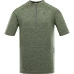 Pánský rychleschnoucí cyklistický dres ALPINE PRO GERET 2 zelená XXL