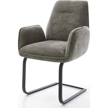 Jídelní židle DELIFE Jídelní židle Zoa-Flex bouclé Měkký tmavě béžová jídelní židle plochá černá taštičkové pružiny