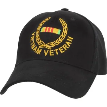 Pokrývka hlavy ROTHCO Čepice VIETNAM VETERAN baseball ČERNÁ