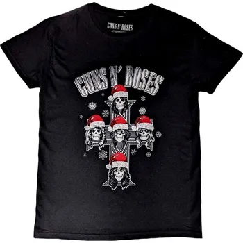 Pánské tričko Guns N' Roses Appetite Christmas Black L Tričko