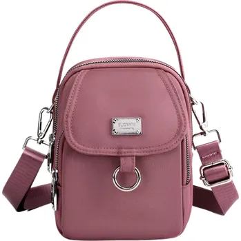 Kabelka Camerazar Mini dámská taška a peněženka na telefon růžová