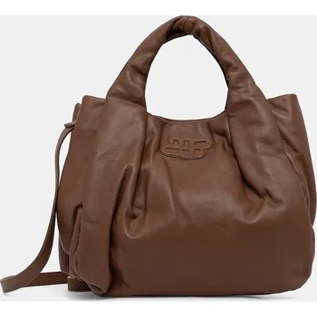 Kabelka Kožená kabelka MUNTHE LIX 253194825358 hnědá 88X, vel. ONE SIZE