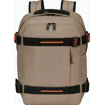 Městský batoh Městský batoh American Tourister Urban Track Laptop BP Coated 15,6" 29 l beige/orange