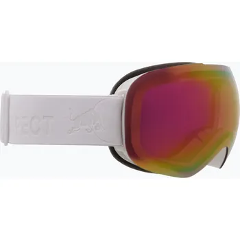 Lyžařské brýle Red Bull Spect Bent matt white/red with pink purple mirror