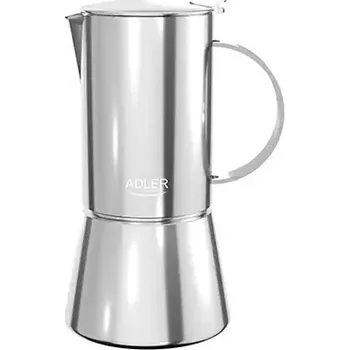Moka konvice Adler AD 4417 Moka konvička na 10 šálků 620 ml stříbrná (AD 4417)