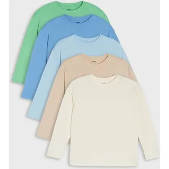 Sinsay - Bavlněné tričko 5 pack - zelená - 460HB-70X - 460HB-70X-98