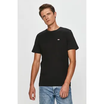 Pánské oblečení Tommy Jeans - Tričko DM0DM09598.NOS černá 99X, vel. M