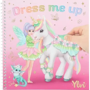 Hračka Kreativní sešit Top Model Ylvi Dress Me Up + samolepky