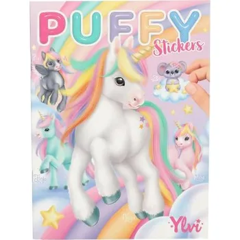 Dětské zboží Kreativní sešit Ylvi Puffy + 85 samolepek