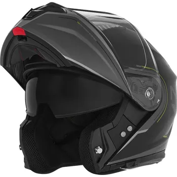 Helma na motorku přilba N968 TOMAK, NOX (černá matná,neon žlutá) 2024