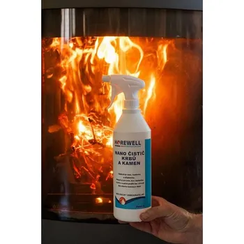 Čištění grilu Horewell Nano čistič krbů a kamen 5 l + Dárek Nano houbička na čištění nečistot