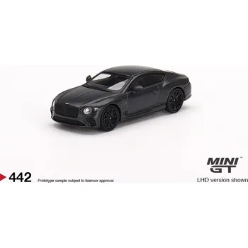 autíčko Bentley Continental Gt Speed 2022 - black mat. - 1:64 - MINI GT - MIJO