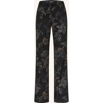 Dámské kalhoty Cambio Dámské Žakárové Kalhoty France, černá / tmavě modrá /...