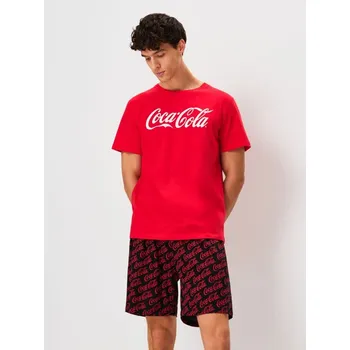 Dámské pyžamo Sinsay - Dvoudílné bavlněné pyžamo Coca-Cola - vícebarevná - 998EL-MLC - 998EL-MLC-XL