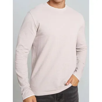 Oblečení a móda Sinsay - Tričko s&nbsp;dlouhými rukávy - šedá - 658EY-09M - 658EY-09M-2XL