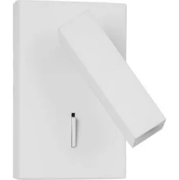 Bodové svítidlo NOVA LUCE bodové svítidlo DONA bílý hliník LED Cree 3W 230V vypínač na těle 3000K IP20 9081351