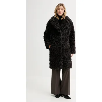 Dámský kabát Kabát Stand Studio Camille Cocoon Coat dámský, černá barva, oversize, 61137-9061 61137.9061 89X, vel. 40