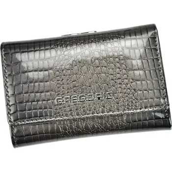 Peněženka Dámská kožená peněženka Gregorio GF-117 šedá