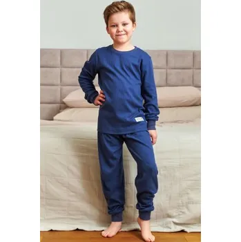 Dívčí pyžamo Dětské pyžamo Doctor Nap 7351 - bavlna Tmavě modrá 122-128