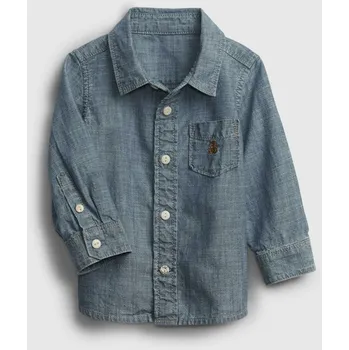 GAP Chlapecké Baby chambray košile GAP Modrá 3-6 měsíců (2950583)