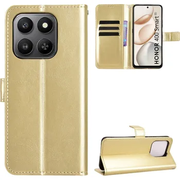 Pouzdro na mobilní telefon Crazy knížkové pouzdro na Honor 400 Smart 5G/4G/Honor X7d - zlaté