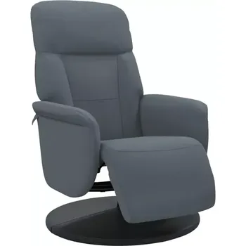 Křeslo Křeslo relaxační, polohovací, otočné, látka tmavě šedá, OPTIMA