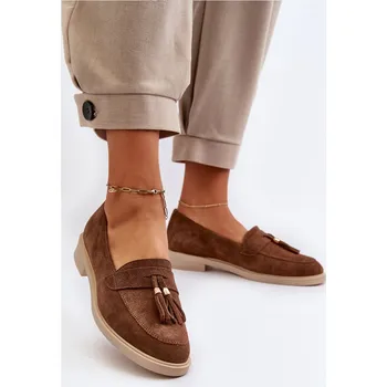 Dámské mokasíny undefined Barva: Béžová, Velikost: 40