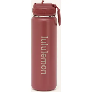 Termoska Lululemon Termoska Back To Life, tmavě červená