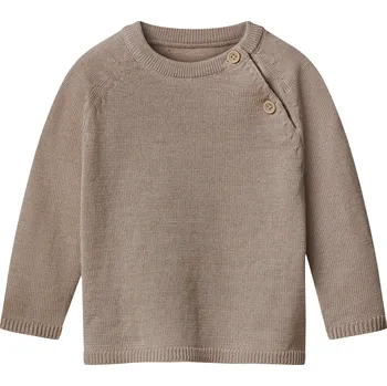 Dívčí svetr lupilu® Dětský pletený svetr z vlny Merino (béžová, 50/56)