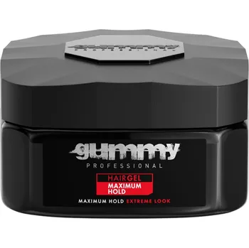 Stylingový přípravek Gummy Hair Gel MAXIMUM HOLD - gel na vlasy s maximálně silnou fixací 220 ml - Kelímek