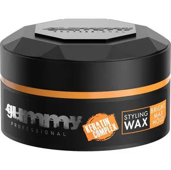 Stylingový přípravek Gummy Hair Styling Wax BRIGHT MAX HOLD - vosk na vlasy se silnou fixací a zářivým leskem, 150 ml
