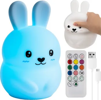 Potah na židli RGB noční lampa s dálkovým ovládáním - králíček