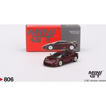 autíčko Bugatti EB110 GT Dark Red Metallic -1:64 - Mini GT