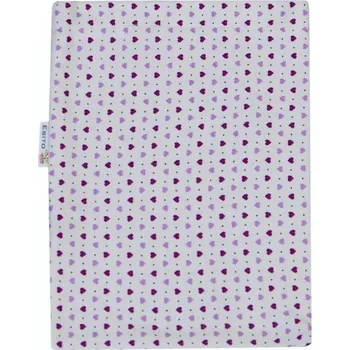 ESITO | Žínka bavlna úplet Jersey - hvězdička jemná růžová / 19 x 14 cm