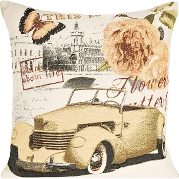 Polštář Polštář CARS 03 45x45 cm gobelín, MyBestHome Varianta: Povlak na polštář, 45x45 cm