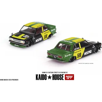 autíčko Datsun Street 510 Racing V2 - Mini GT - 1:64 - Kaido House