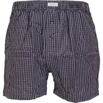 Trenýrky Pánské trenky s kostkovaným vzorem Andrie PS 5919 černé velikost XXL-58/60